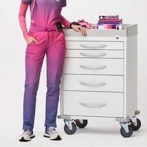 Figs Women’s Ombré FreeX Lined Yola Yoga Petite Pant Size XXS